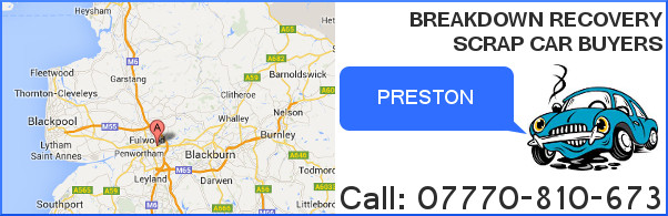 Scrap My Car Preston - Scrap Car Buyers Preston Breakdown Recovery Preston